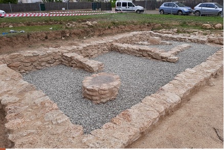 Restes conservades de la Mota de Sant Pere