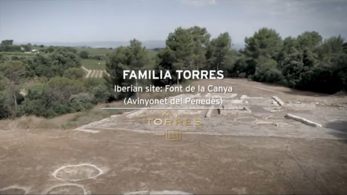 Fotograma del vídeo de Familia Torres: la Font de la Canya i el paisatge del Penedès